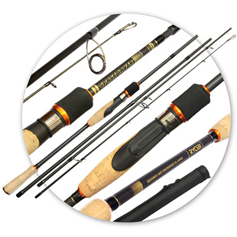 Спиннинг штекерный RYOBI SPACE SAVER 2,60m 15-60g IM9. Товар уцененный
