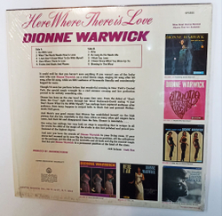 Винтажная виниловая пластинка LP Dionne Warwick Here, Where There Is Love (USA 1971)