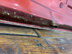 Дверь багажника левая Lada Largus 12-нв Б/У Оригинал 8450013090