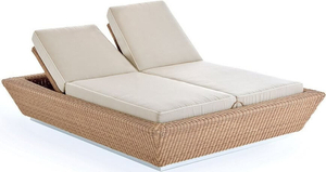 Лежак двойной Zoe, искусственный ротанг
