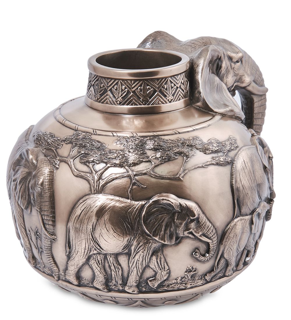 Veronese WS-1396 Ваза «Сафари - слоны»