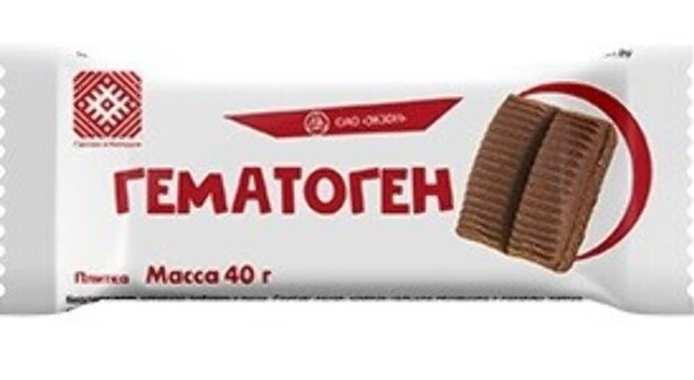 Гематоген 40г плитка Экзон