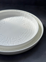 Тарелка круглая с бортом d=27cм,серия "White Raw Wood"