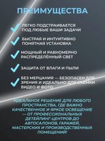 Светильник потолочный светодиодный модульный СОТЫ 400Вт 220В, комплект модульного LED освещения