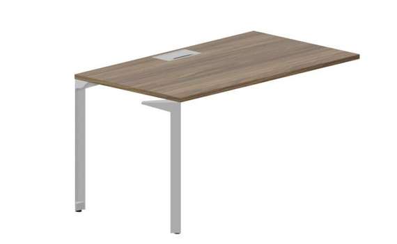 Стол 138х78х75см (металлический аутлет) - приставной элемент