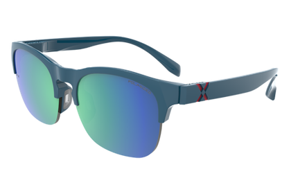 Спортивные очки HILX Interloop Shiny Solid Green / Green Mirror Polarized Lens