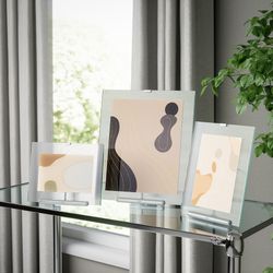 Фоторамка Flute, 20х23 см, хром