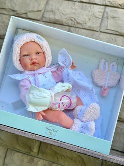 Кукла Реборн Nines 45см Rubi Girl виниловая (N0237)