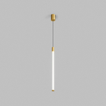 Светильник подвесной AURA, 16 Вт, 3000К, ?42x2300 мм, алюминий+стекло, бронза