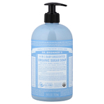 Dr. Bronner's, детское органическое мыло с сахаром, 4 в 1, без запаха, 710 мл (24 жидк. унции)