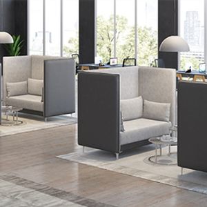 Офисные диваны Графит В