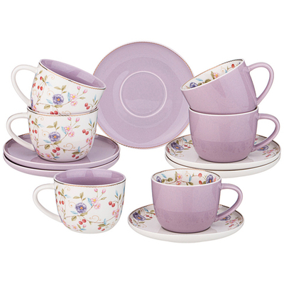 Чайный набор 12 предметов 250мл "Blossom" 165-525