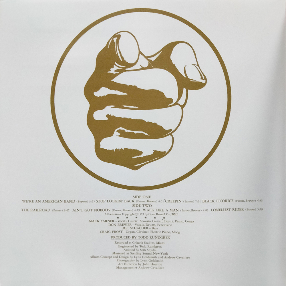 Grand Funk / We're An American Band (LP)