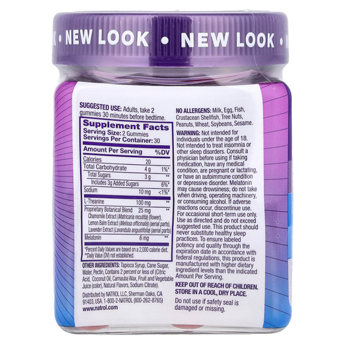 Natrol, Sleep+™, успокаивающие жевательные таблетки, со вкусом клубники, 60 жевательных таблеток