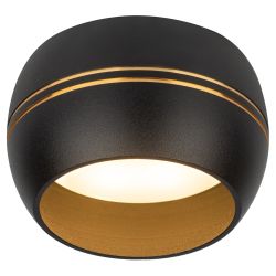 Светильник накладной ЭРА OL13 GX53 BK/GD под лампу GX53 черный/золото