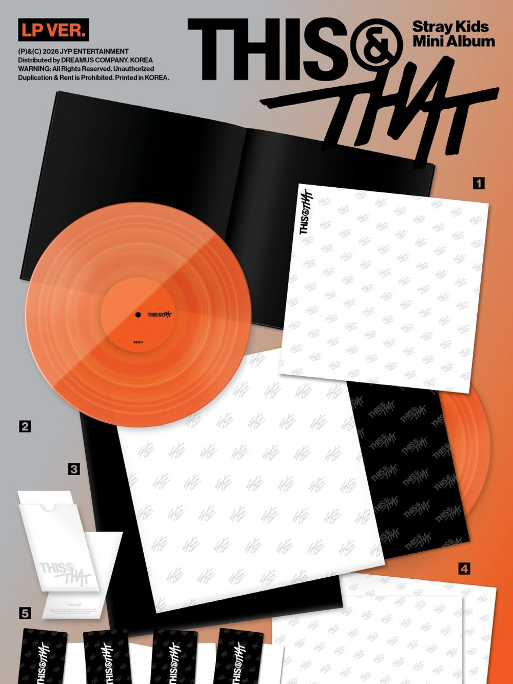 (ПРЕДЗАКАЗ) Альбом STRAY KIDS - THIS & THAT 10th Mini Album LP Version