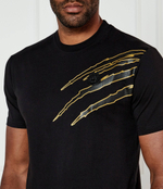 Футболка Lamina Scratch Plein Sport - черный(MTK8019 STE001N)