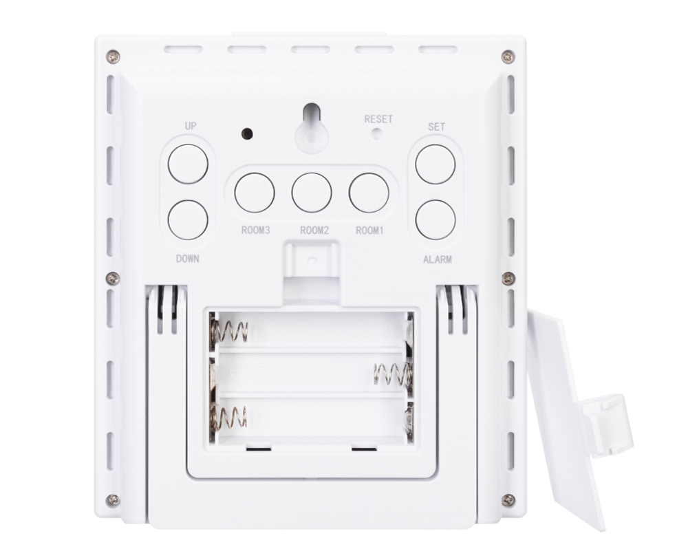 Метеостанция Bresser Temeo Hygro Quadro Prestige с тремя датчиками, белая