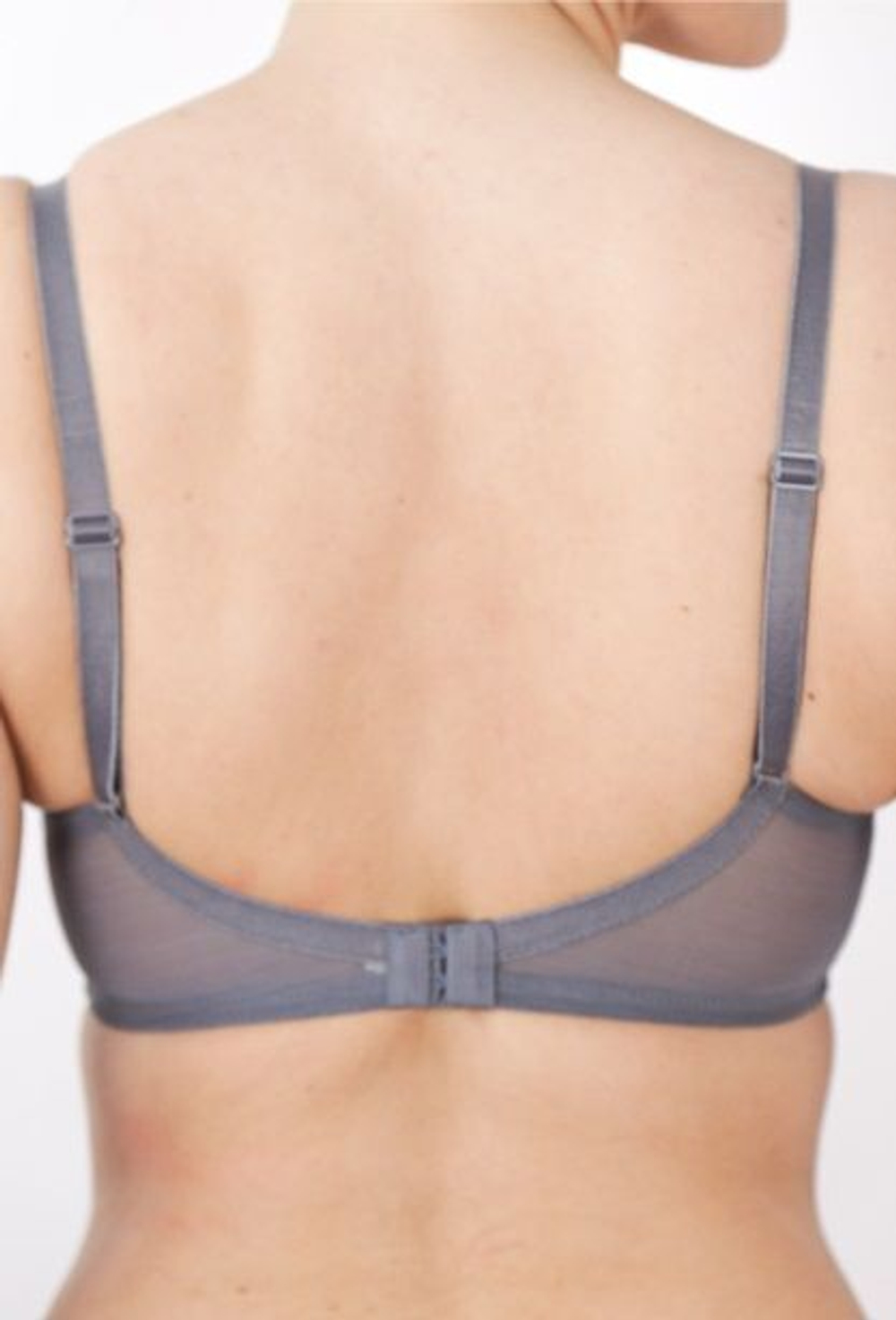 Бюстгальтер с мягкой кружевной чашкой Botanical Lace (Размер: 30DD) (Цвет: серый)