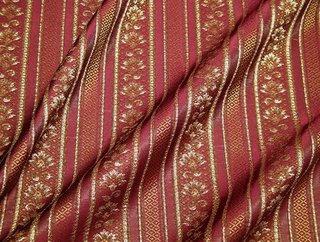 Жаккард Парадиз полоса гранат