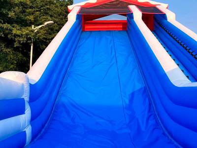 Батут "Зимняя горка Арктика" 13m*6m*8,3 m