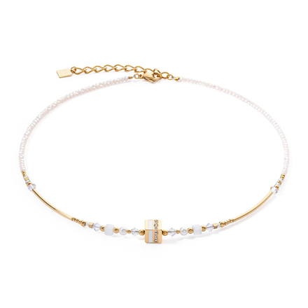 Колье Coeur de Lion White-Gold 4355/10-1416