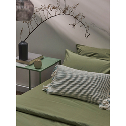 Простыня на резинке 180x200x30см Tkano Essential шалфей