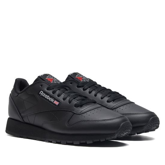 Кроссовки Reebok Classic Leather All Black