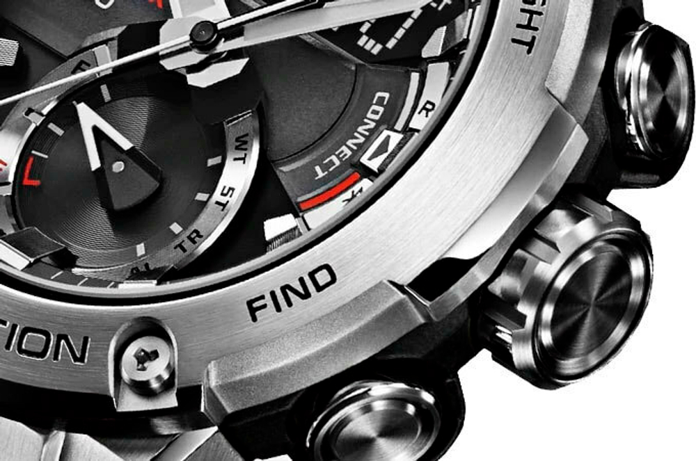 Японские наручные часы Casio G-SHOCK GST-B200-1AER с хронографом