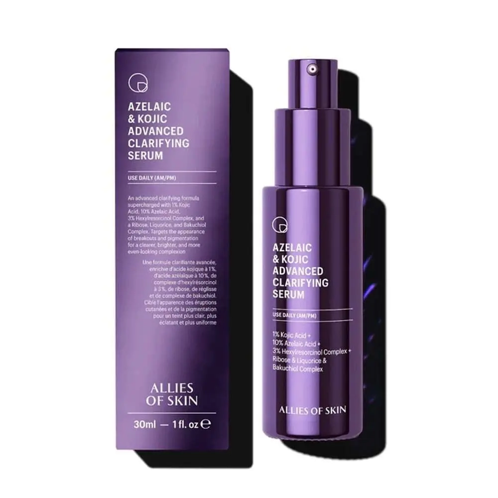 Allies of Skin Azelaic&Kojic Advanced Clarifying Serum 30ml Сыворотка с азелаиновой кислотой