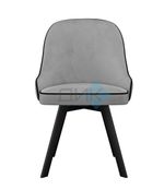 Стул DikLine 266М поворотный опоры чёрные