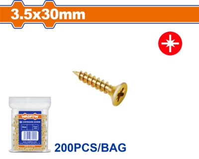 Винт 3.5x30мм Набор 200шт.