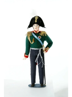 Кукла Пехотный генерал. Военный костюм. 1812 г. Россия
