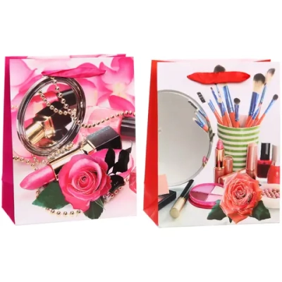 Пакет подарочный «Женские радости» 18*24*8.5 см, микс