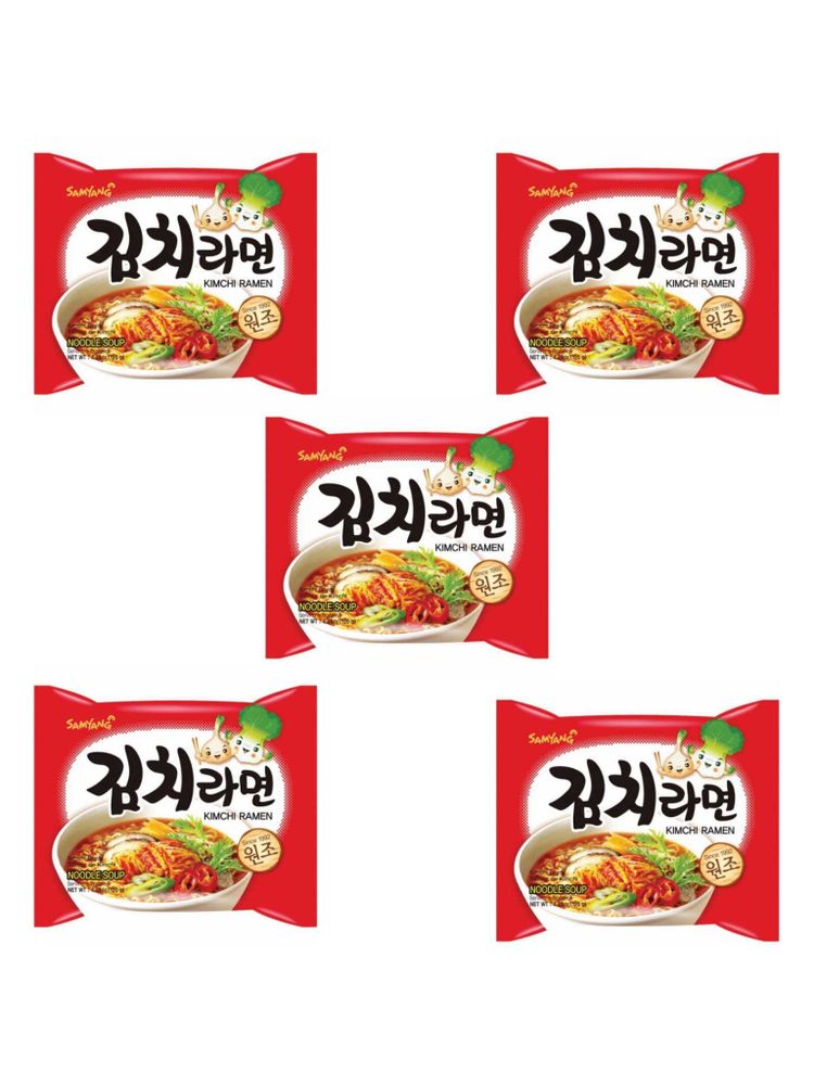 Лапша Samyang Kimchi Ramen 120 г 5 шт