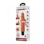 Реалистичный вибратор Waldorf Sliding skin (21,5*4 см)