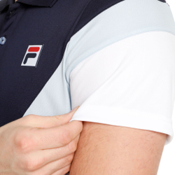 Мужское теннисное поло Fila Adrian Men - Dark Blue, Multicoloured