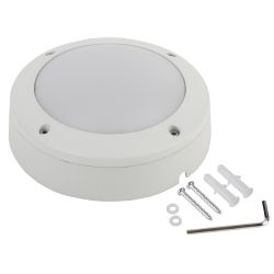 Светильник ЖКХ светодиодный ЭРА SPB-7-12-R антивандальный IP65 12Вт 1140Лм 5000К D145 КРУГ | Светильники для ЖКХ IP65