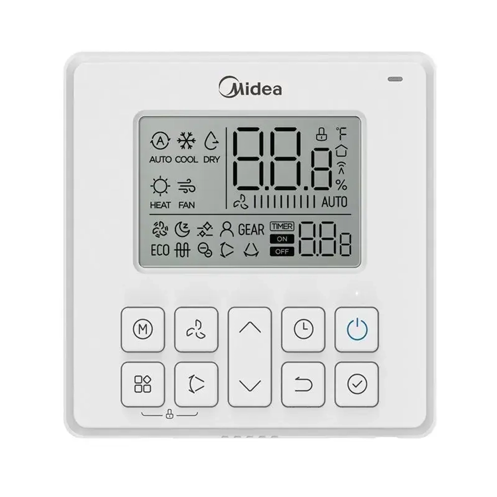Midea MTI-48HW1N1P-R / MOU-48HN1-RR с зимним комплектом (-40)