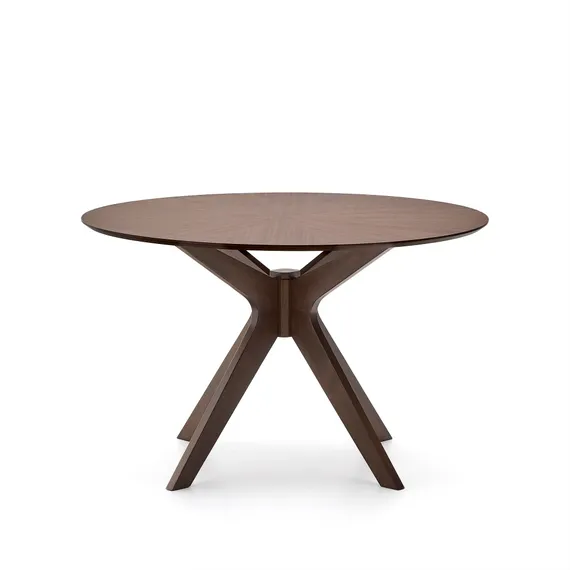 Стол Naanim Ø120 см из орехового шпона