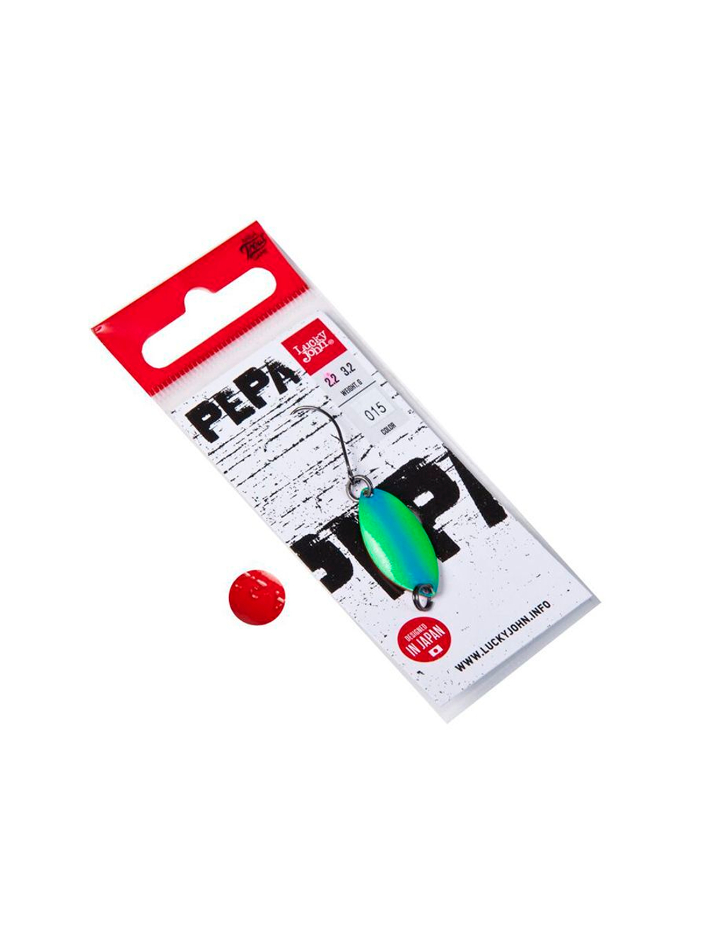 Блесна колеблющаяся Lucky John PEPA длина 25мм/2,2г 035