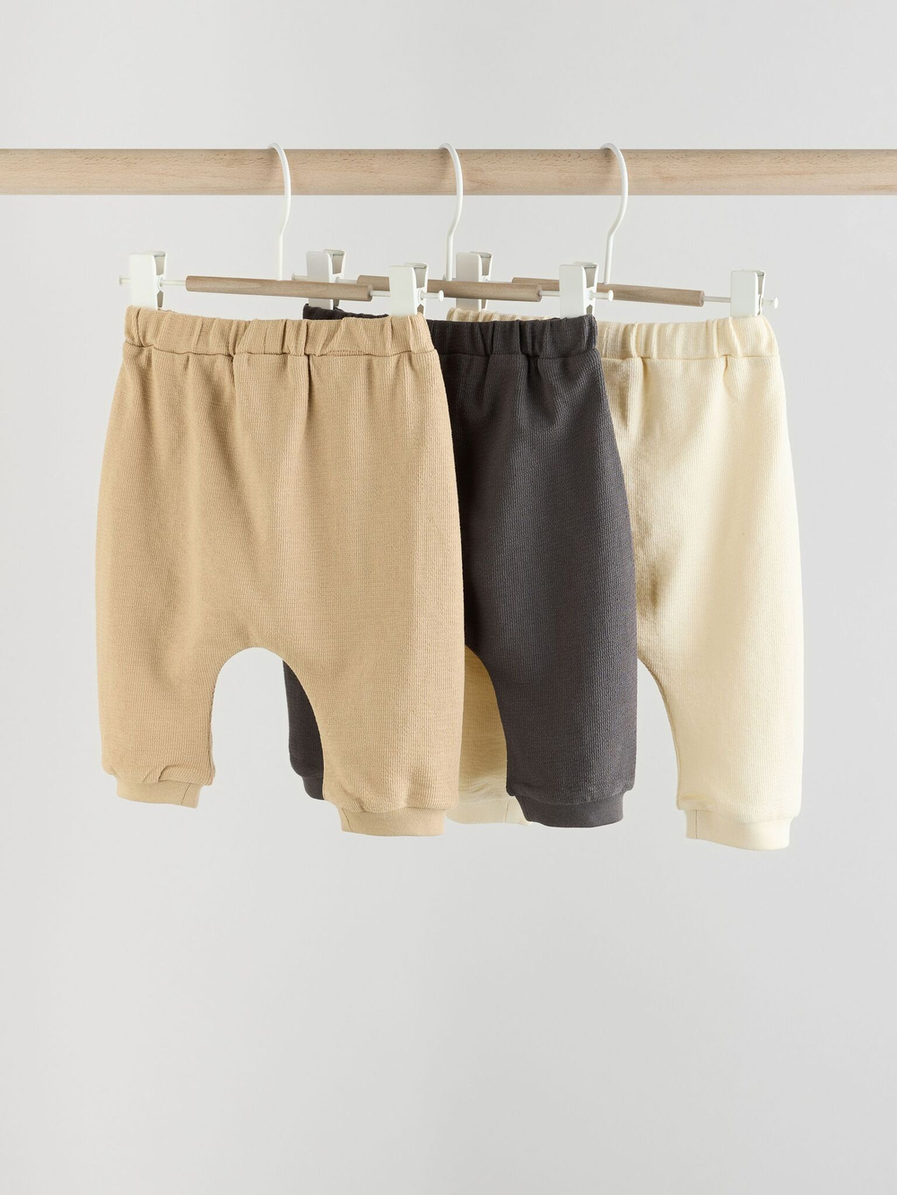 Джоггеры для малышей Next AT0-718, 3 шт., Серый, Песочный