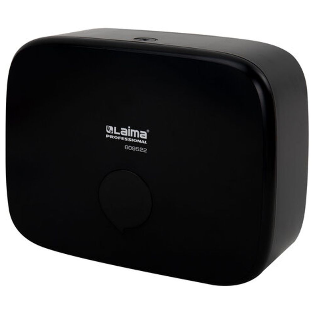 Диспенсер для полотенец LAIMA PROFESSIONAL PREMIUM BLACK (Система H2), Z-сложения, черный, ABS-пластик, 609522