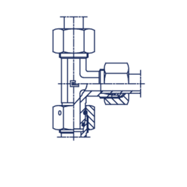 Соединение PNL DS12 20х1.5 (нерж.)