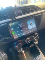 Магнитола для KIA Rio 4, Rio X-Line 2017-2020 (рамка без кнопки) - FarCar S280 монитор 9.5" IPS на Android 13, CarPlay