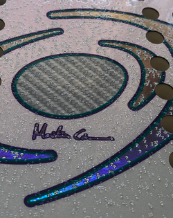 Ракетка White carbon 2.5 Vision с нанесением