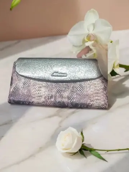 Компактный кошелек из лазерной натуральной кожи