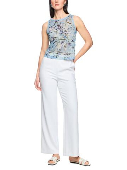 Marc Cain Топ полупрозрачный из трикотажа