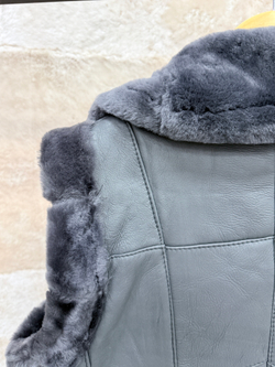 Жилет из натуральной овчины. Косуха, 52 Размер