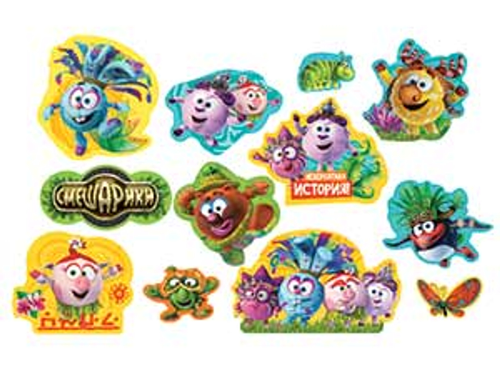 Баннер-комплект Смешарики Легенда, 12 шт
